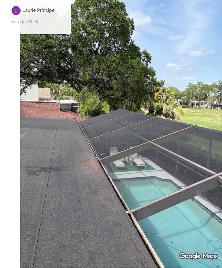 After Gutter & Pool Cage Cleaning